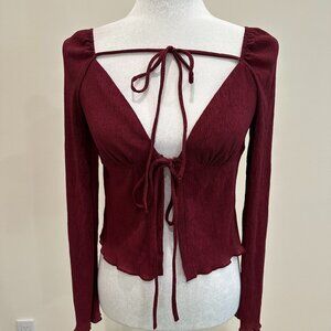 Princess Polly Burgundy Top
